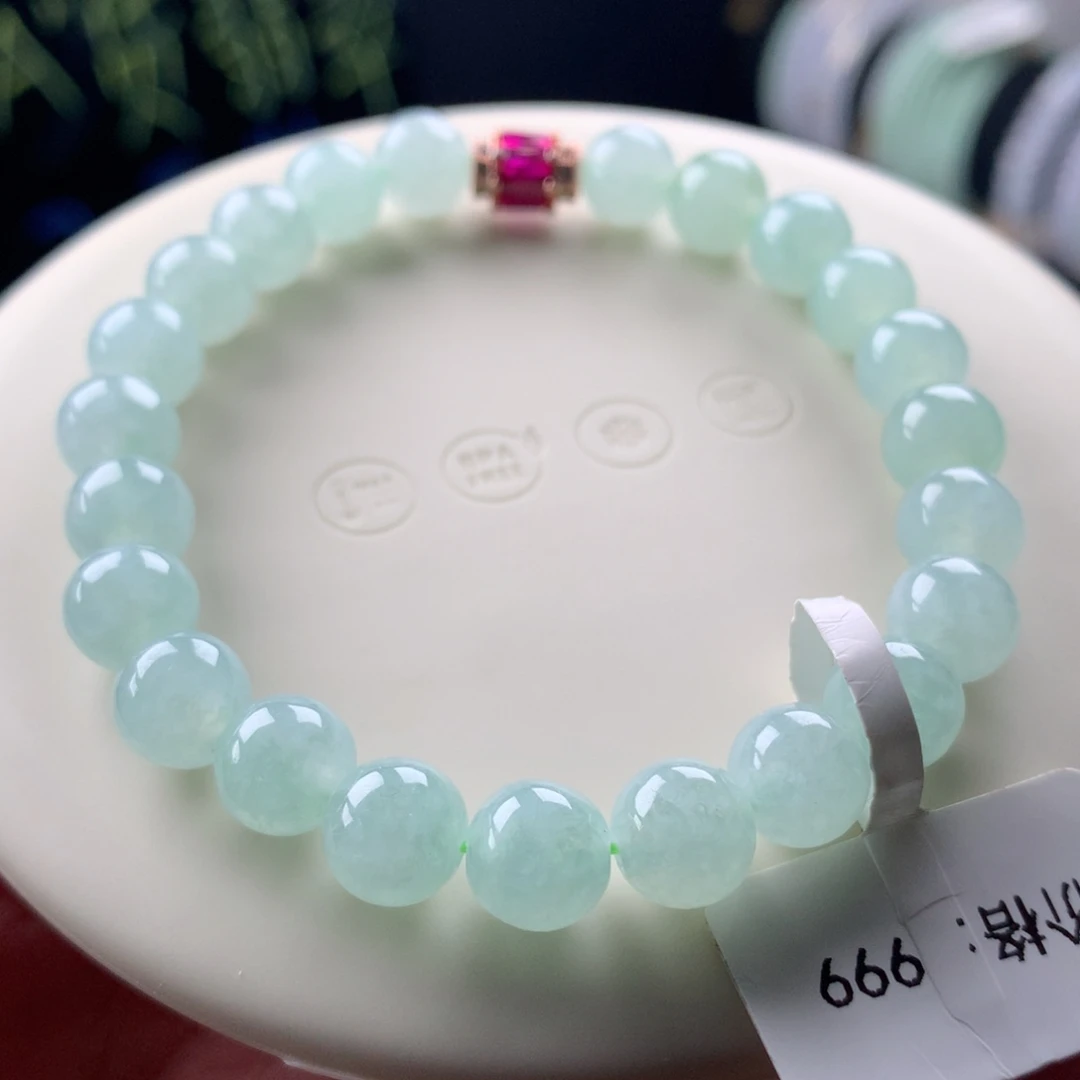 未镶嵌手链翡翠卡8