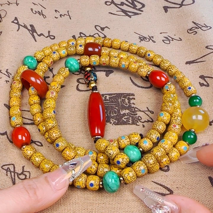 星月菩提吊坠仟****陶脖挂