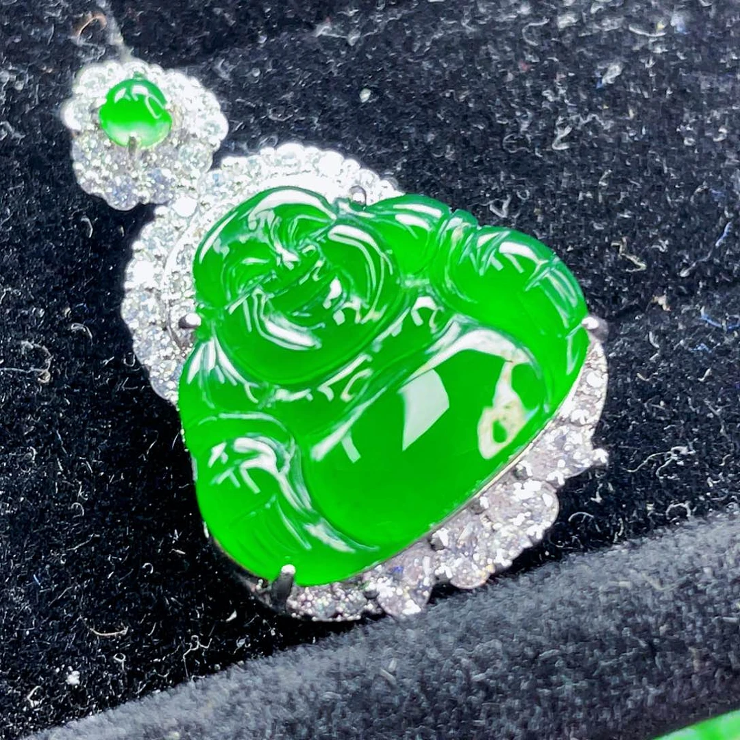 翡翠未镶嵌颈饰630