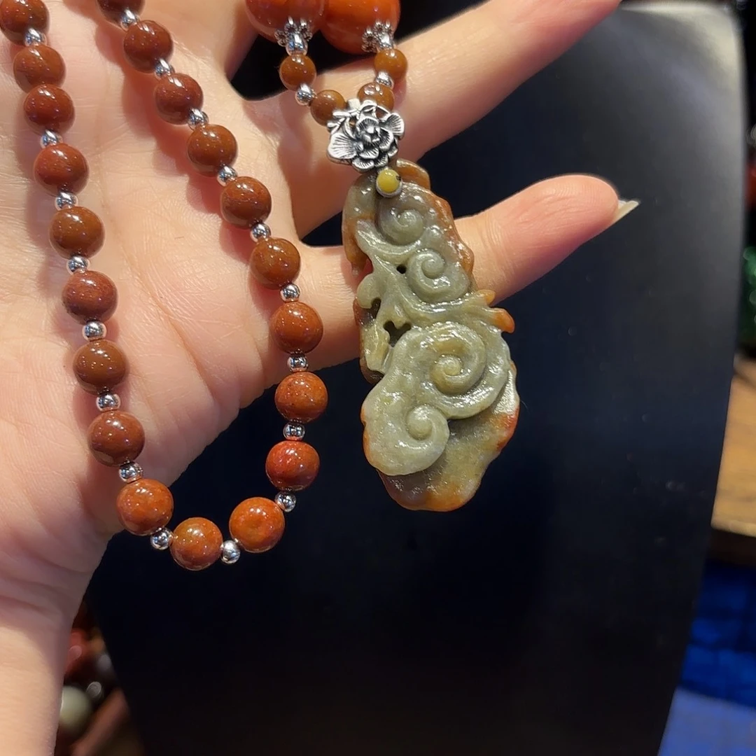 翡翠颈饰未镶嵌原创