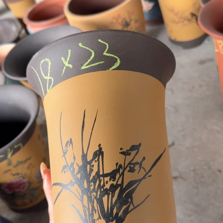 紫砂紫砂花盆22223