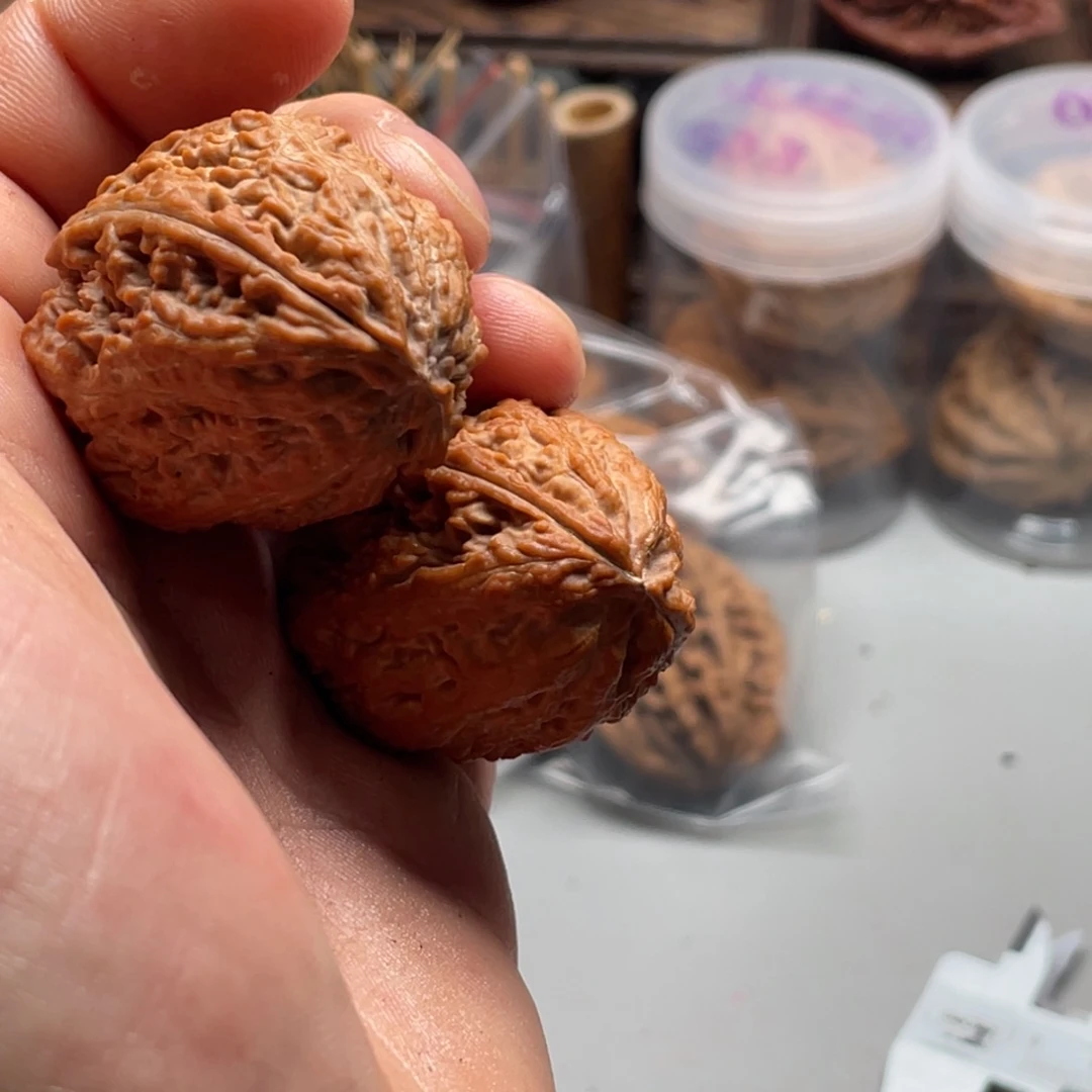 文玩核桃把件楸刀鱼41