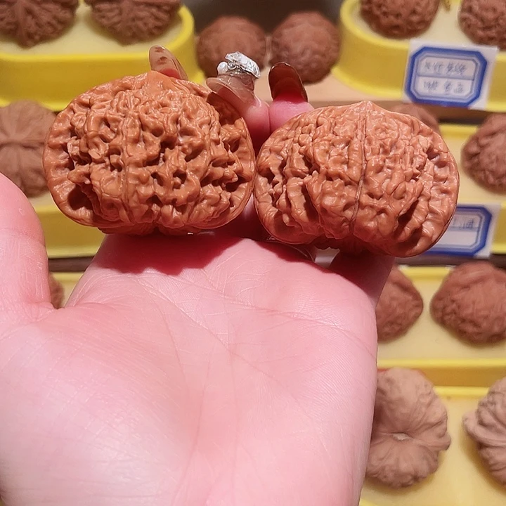 把件文玩核桃叁*官帽