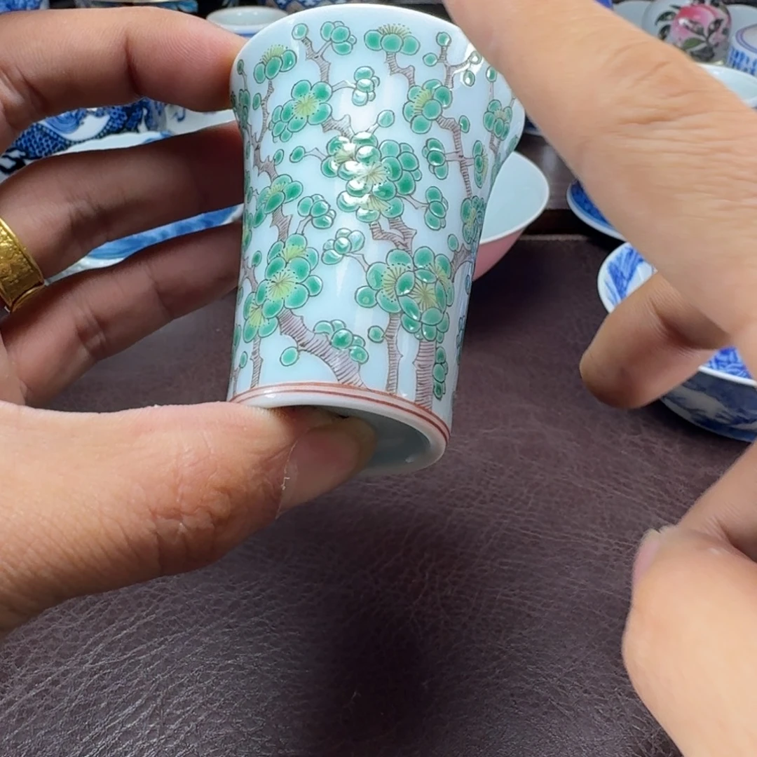 用***3瓷片当代景德镇陶瓷手绘茶具