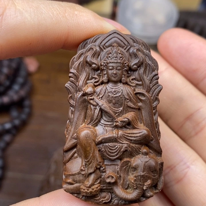 檀香木其他普贤菩萨35牌