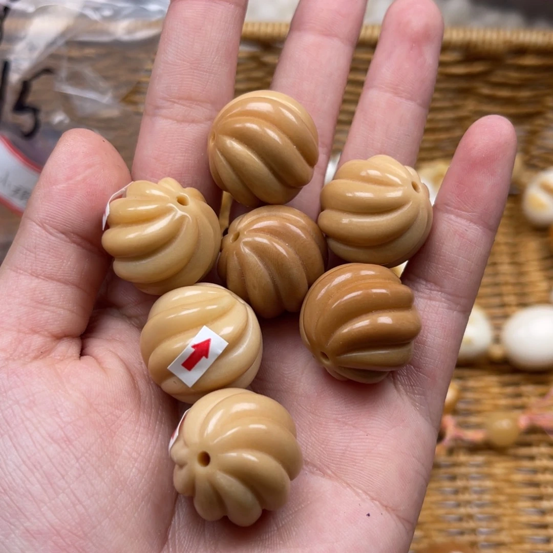 吊坠白玉菩提yx08棉花糖22-25mm5颗瑕疵