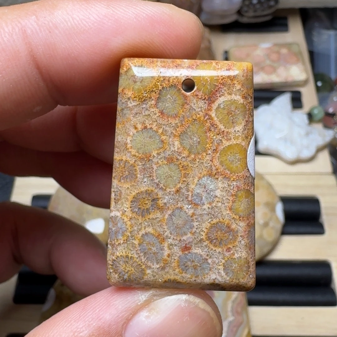未镶嵌纯天然色有机玉石保真色硅化玉