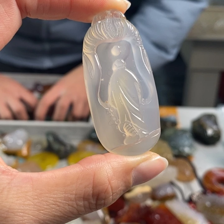 玛瑙/玉髓吊坠(不含链)未镶嵌