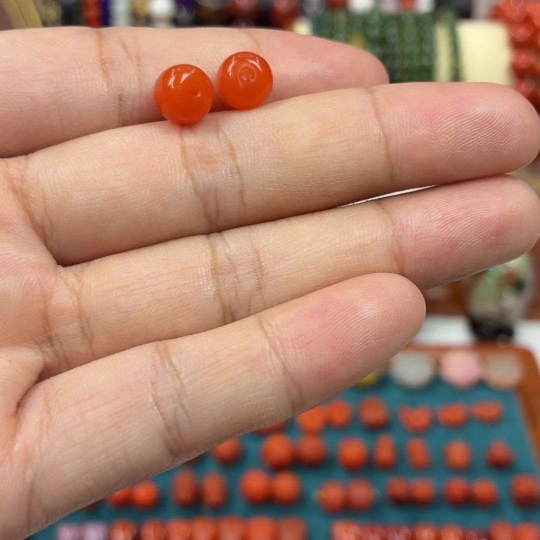 颈饰合金南红玛瑙7.4mm