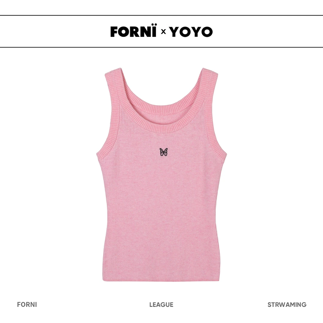 FORNI × YOYO 蝴蝶针织背心