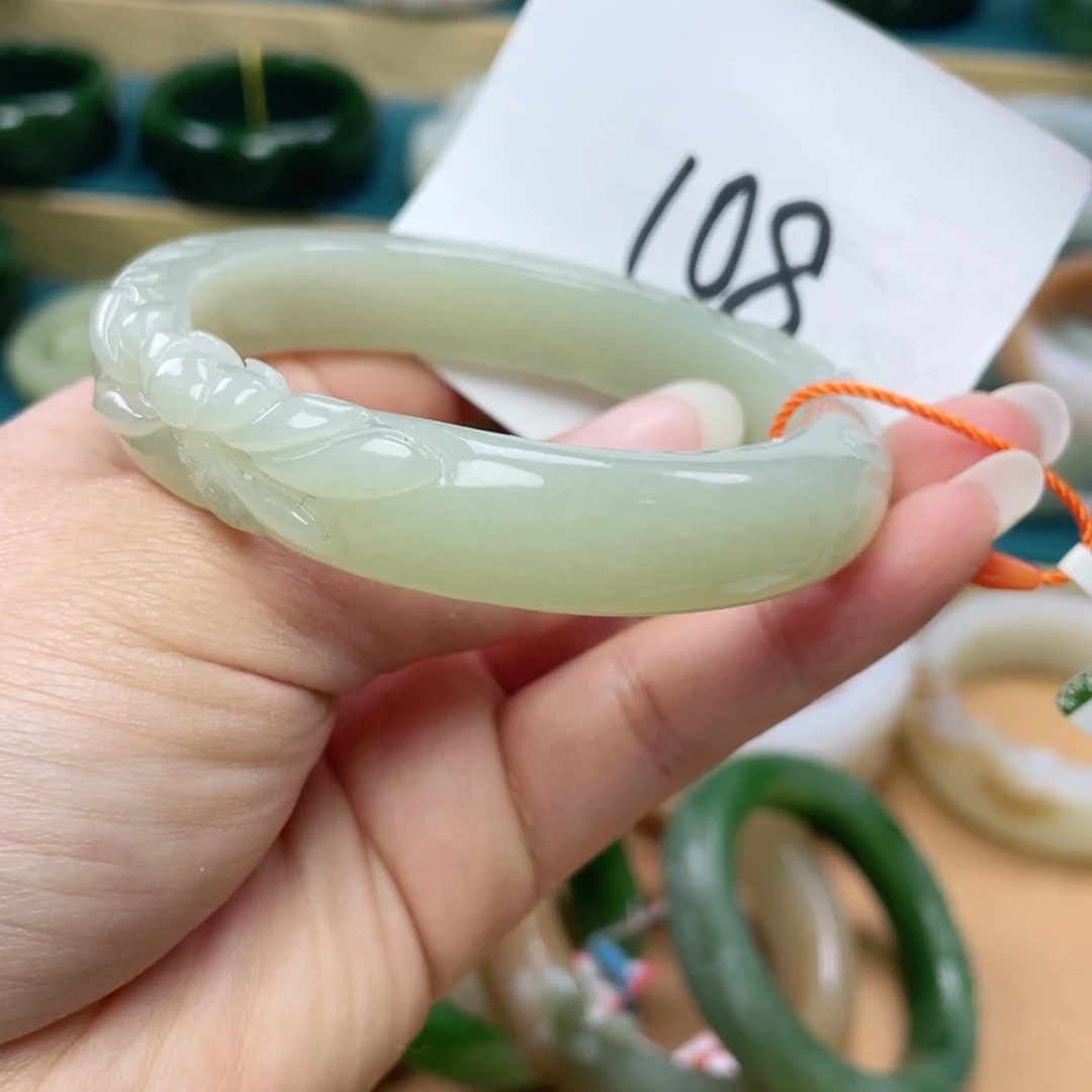 未镶嵌手镯和田玉圈口59