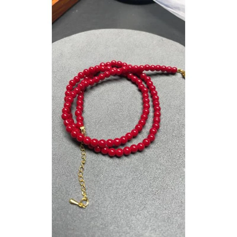 12号4mm红色妈妈链