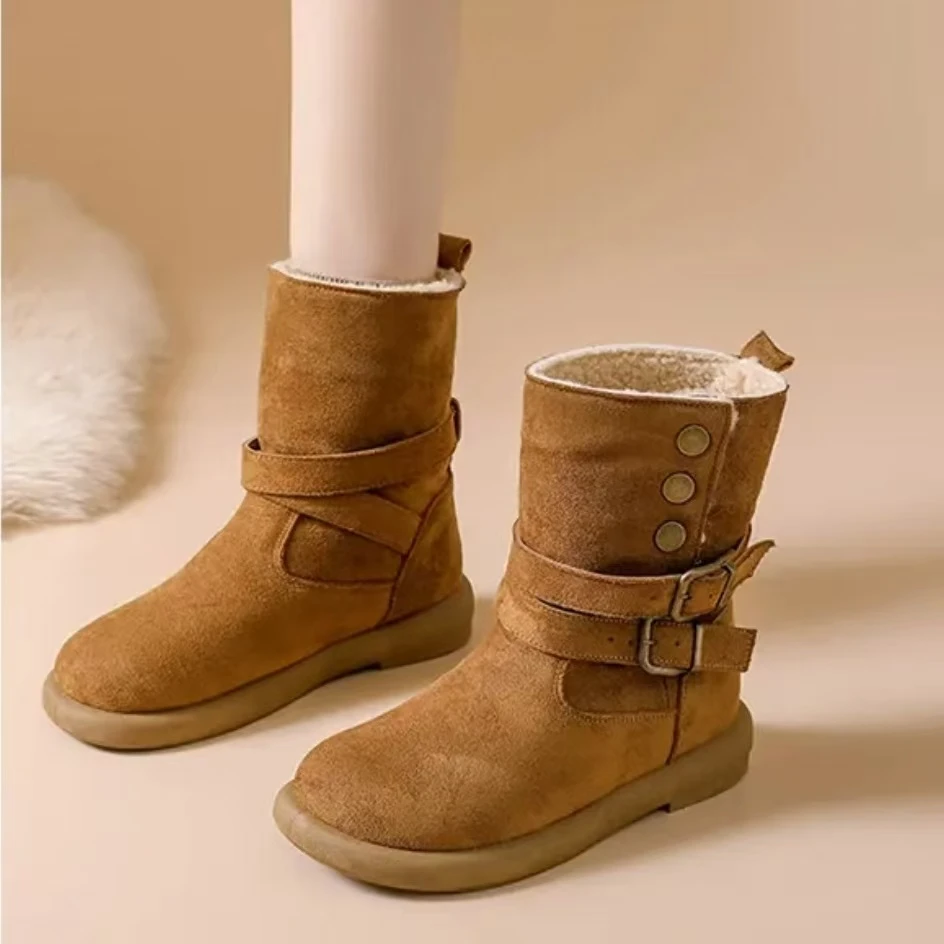 8868新款加绒勃肯靴冬季两穿棉靴保暖