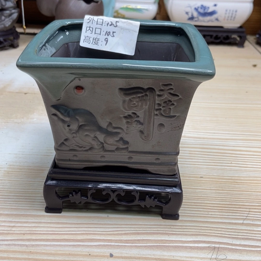 瓷片陶瓷花盆陶瓷艺术