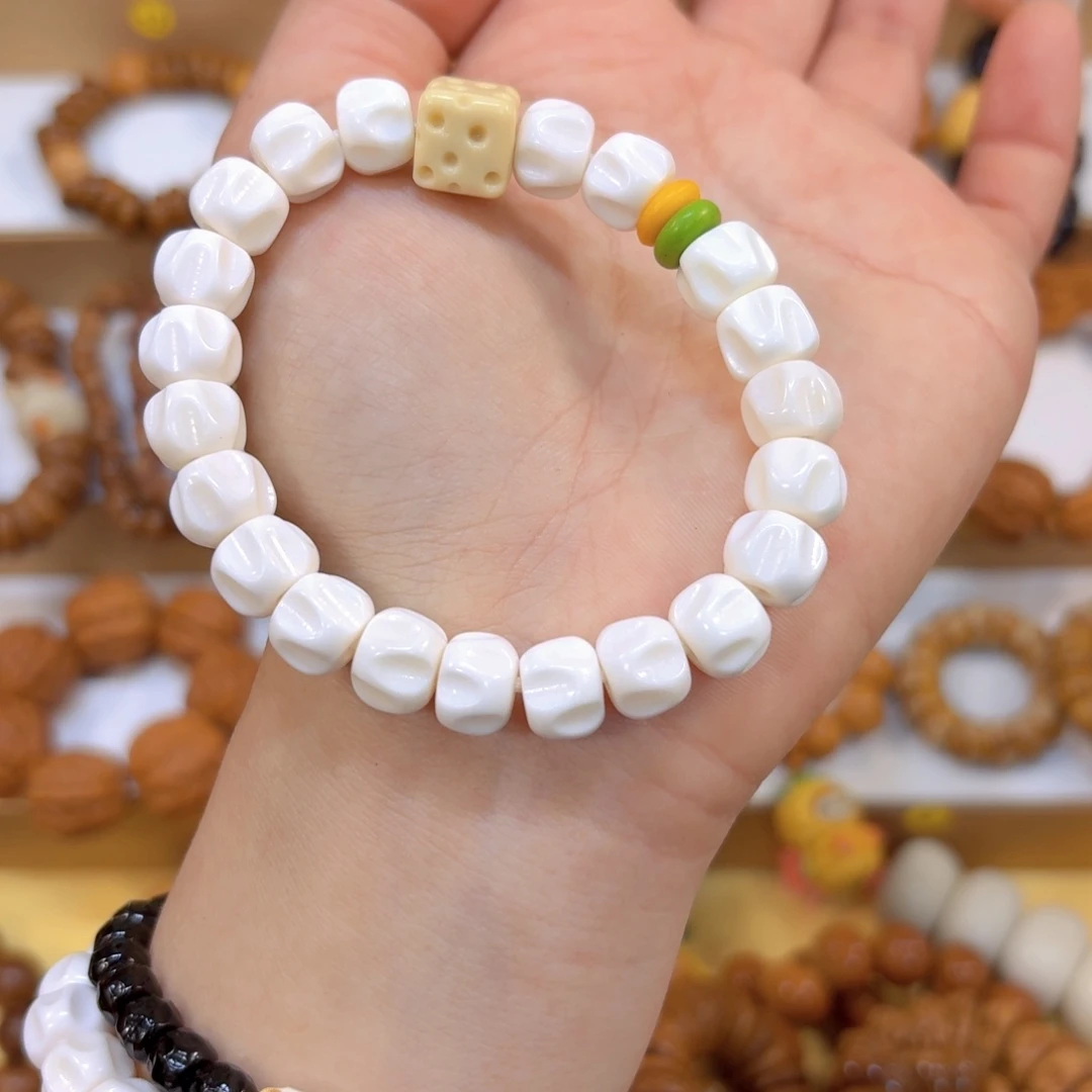 手串星月菩提骨骨➕奶酪
