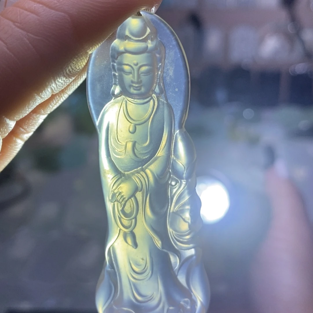 ****蛇纹石玉未镶嵌颈饰