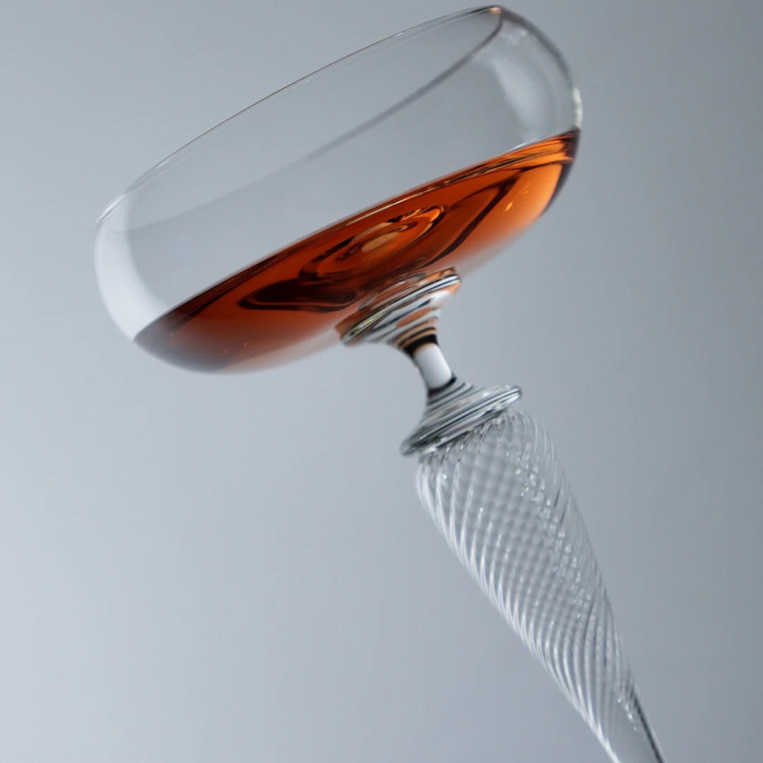 树见造物x十卿丨朝露-环澈鸡尾酒杯150ml(ZL-S0022)