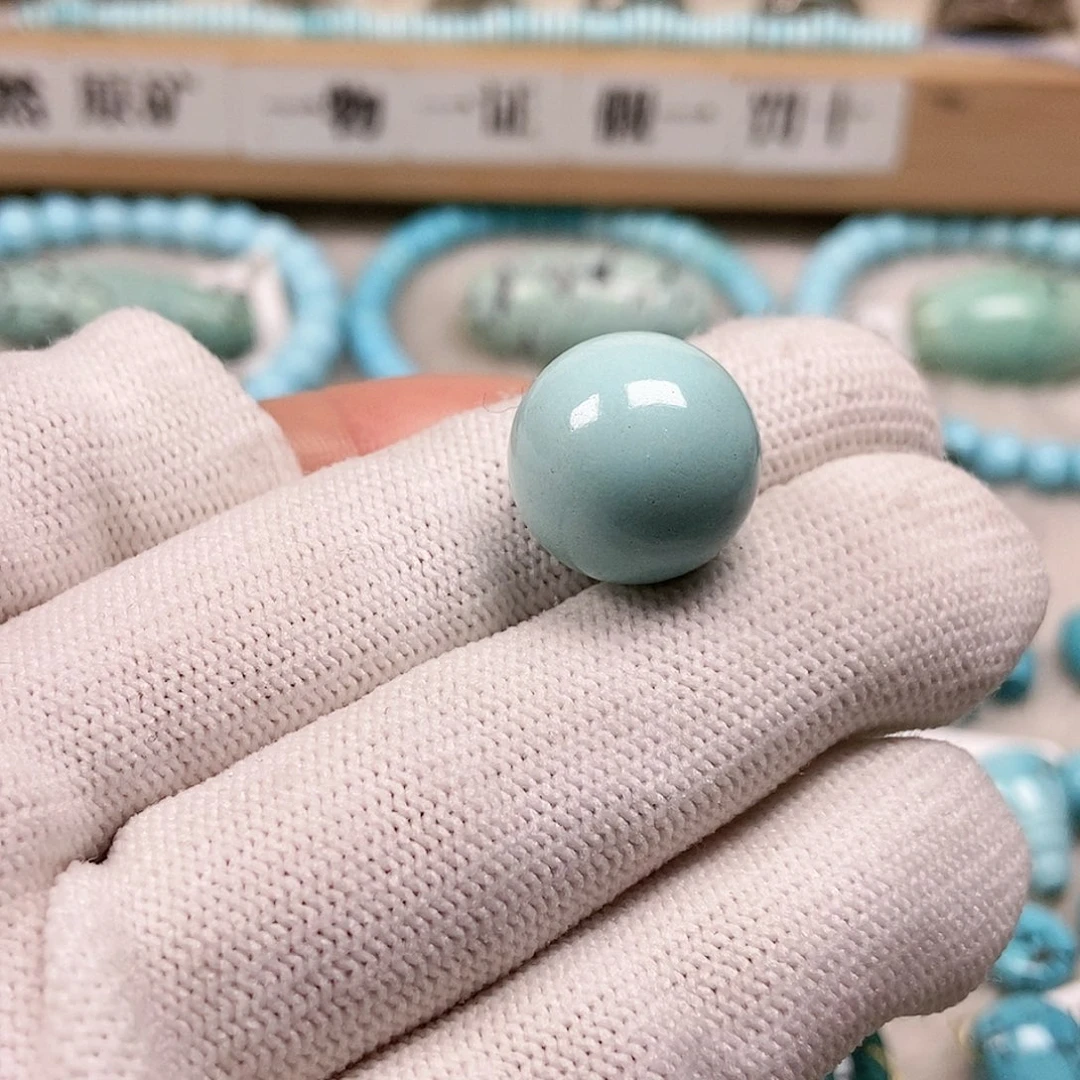 未镶嵌绿松石珠宝半成品布