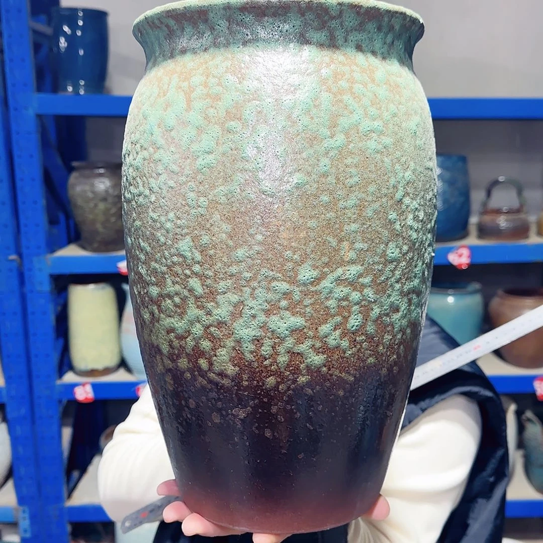 紫砂花盆高34口20