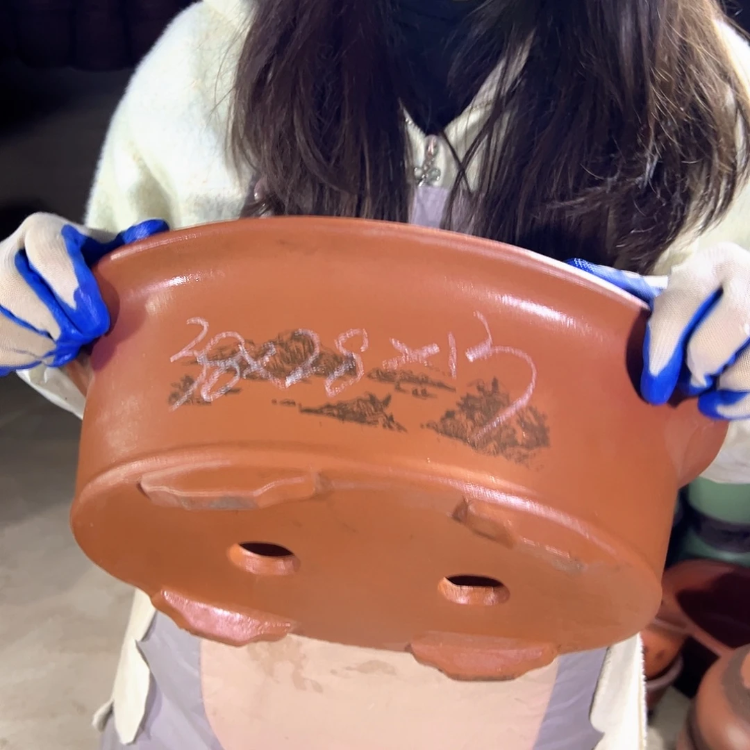 38红椭圆花盆花盆花盆