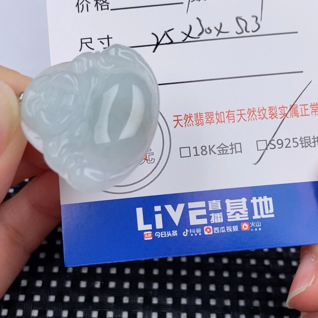 翡翠银S925镶嵌颈饰