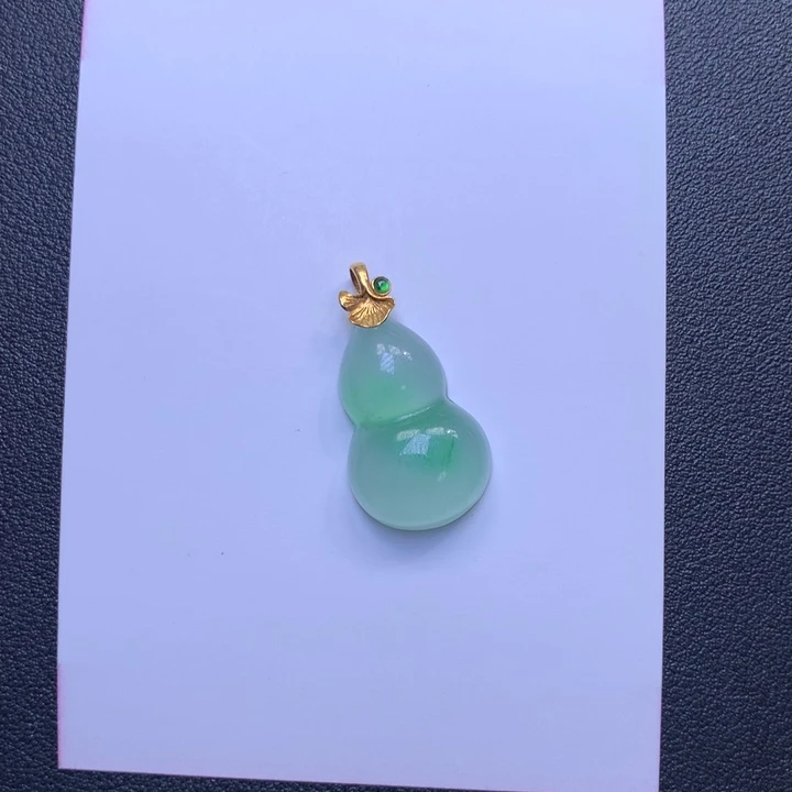 糖**8缅甸翡翠冰果绿葫芦