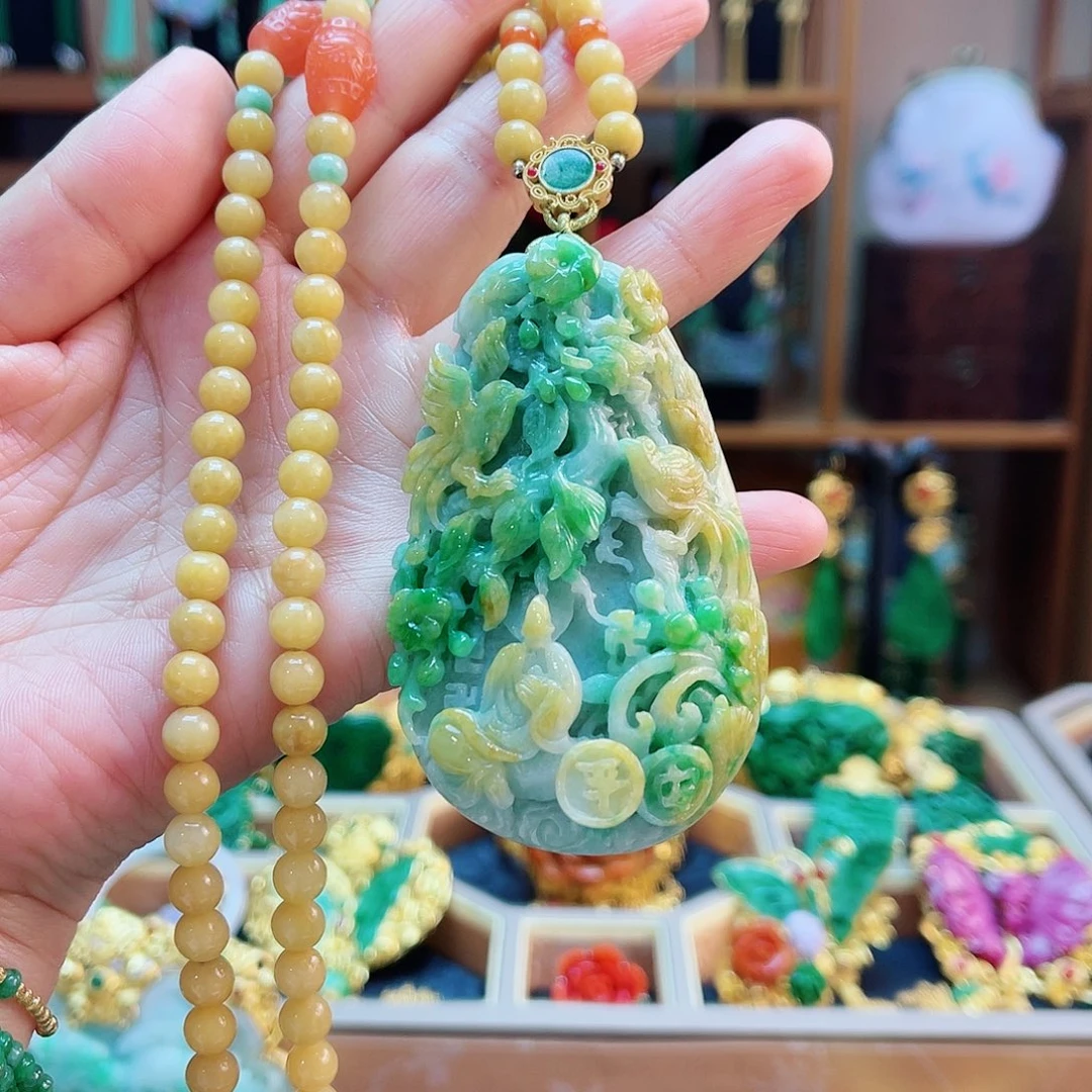 颈饰合金翡翠48小时鉴赏期