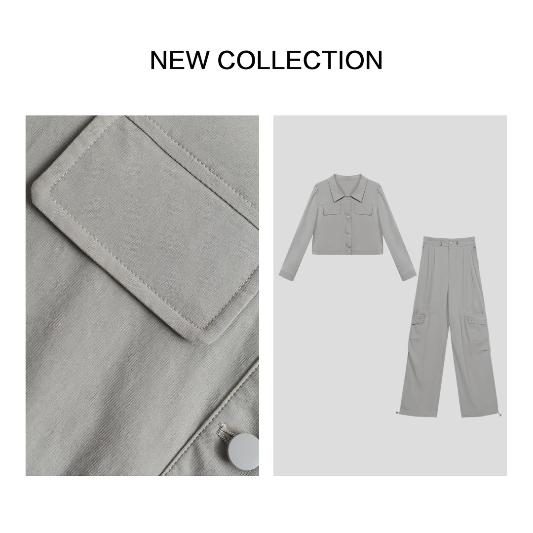 【静秋专属】D1F38077B 秋季女士休闲时尚三件套