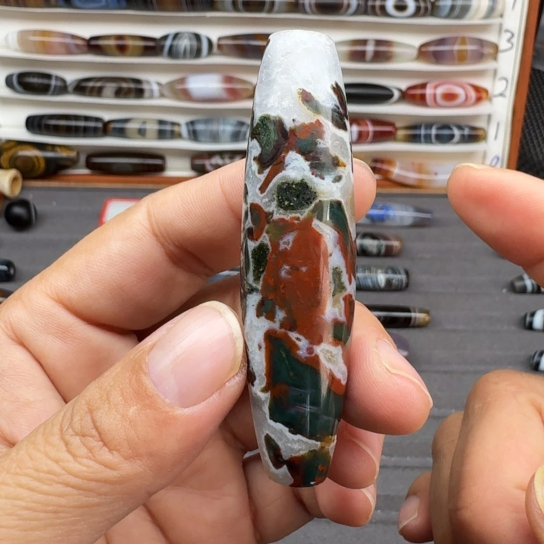 骑***江玛瑙/玉髓合金珠宝半成品