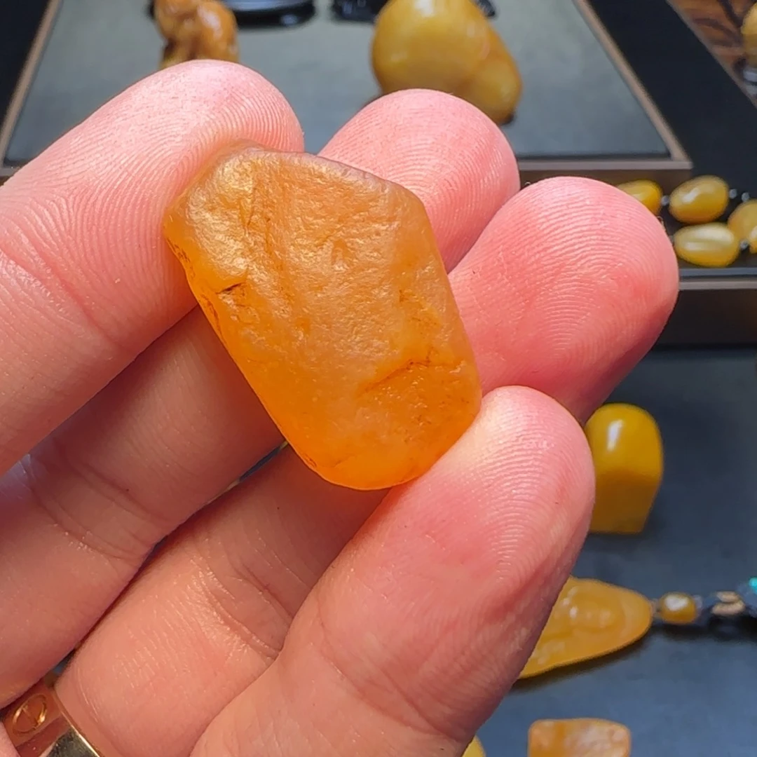 田黄石夜*欢寿山田黄石