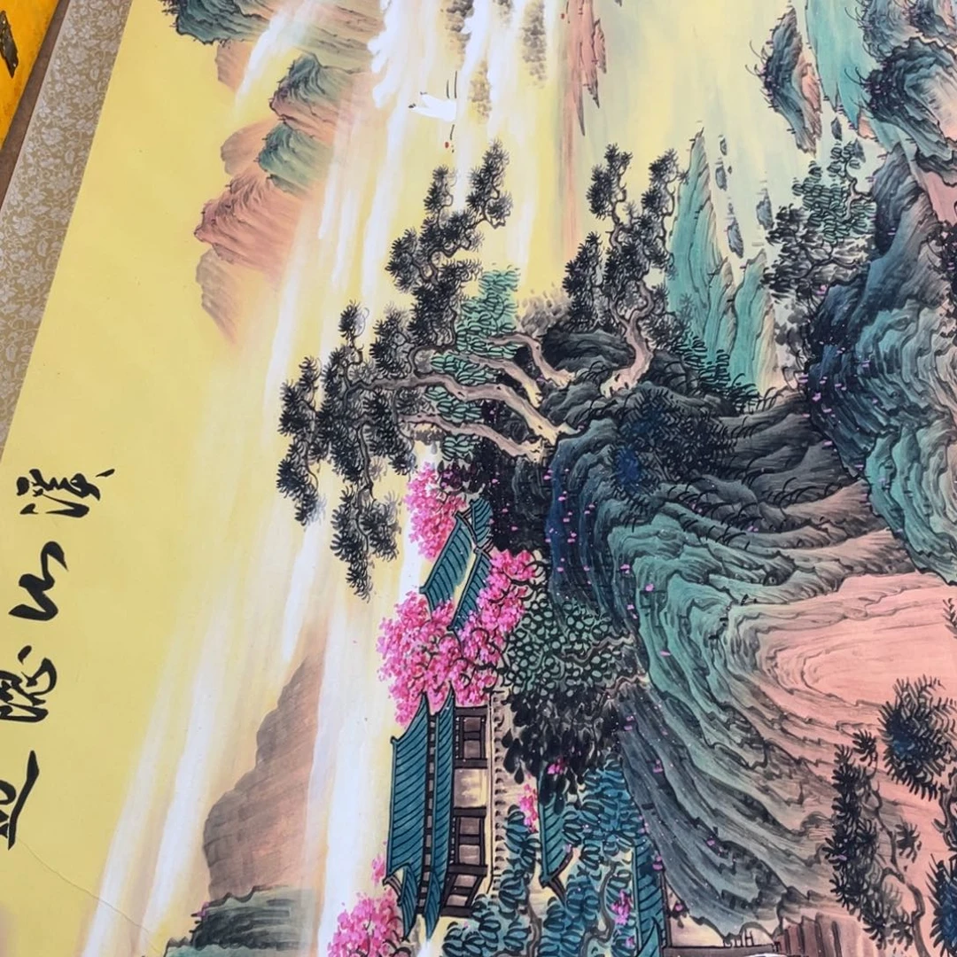 国画老师手笔手绘作品y