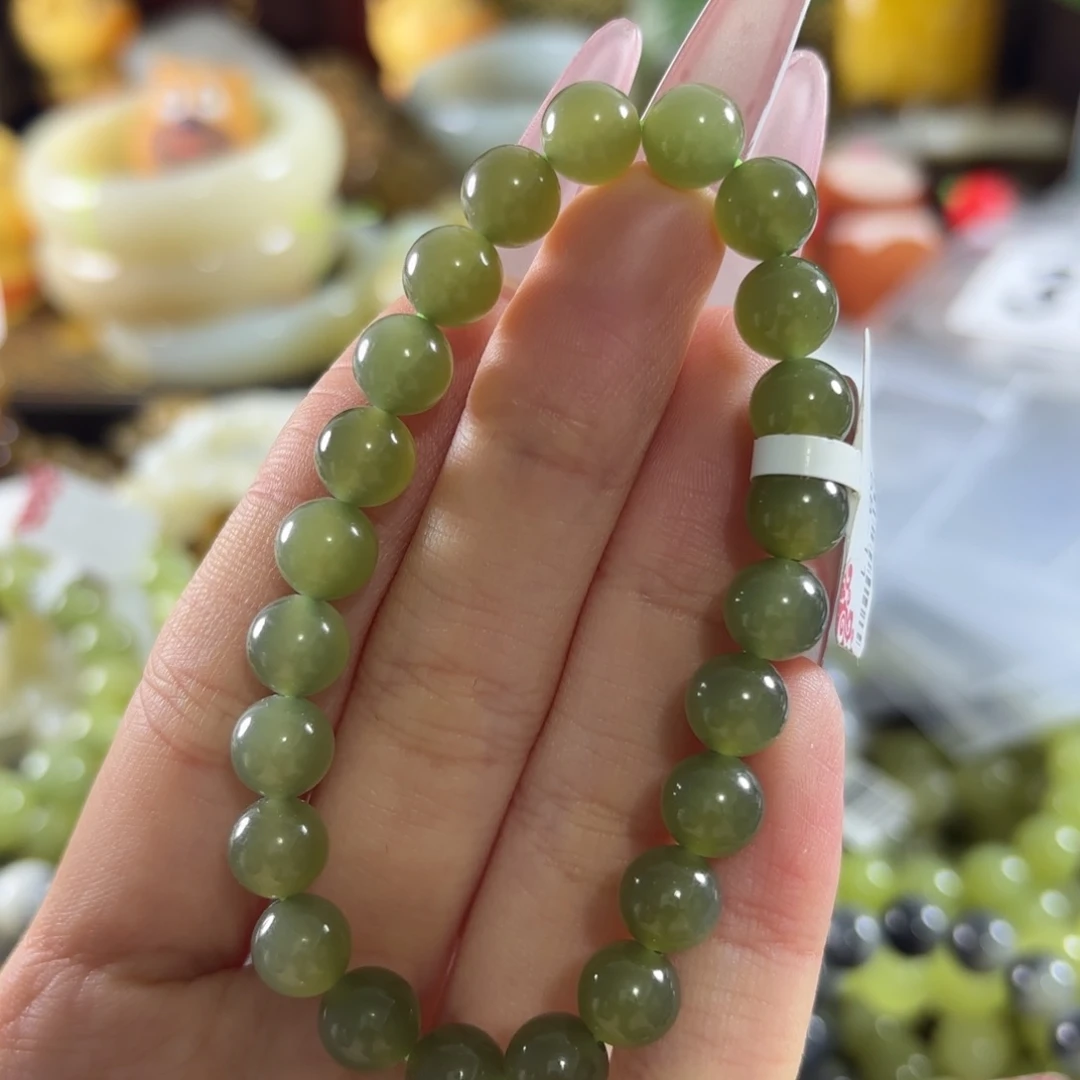 和田玉未镶嵌手链29