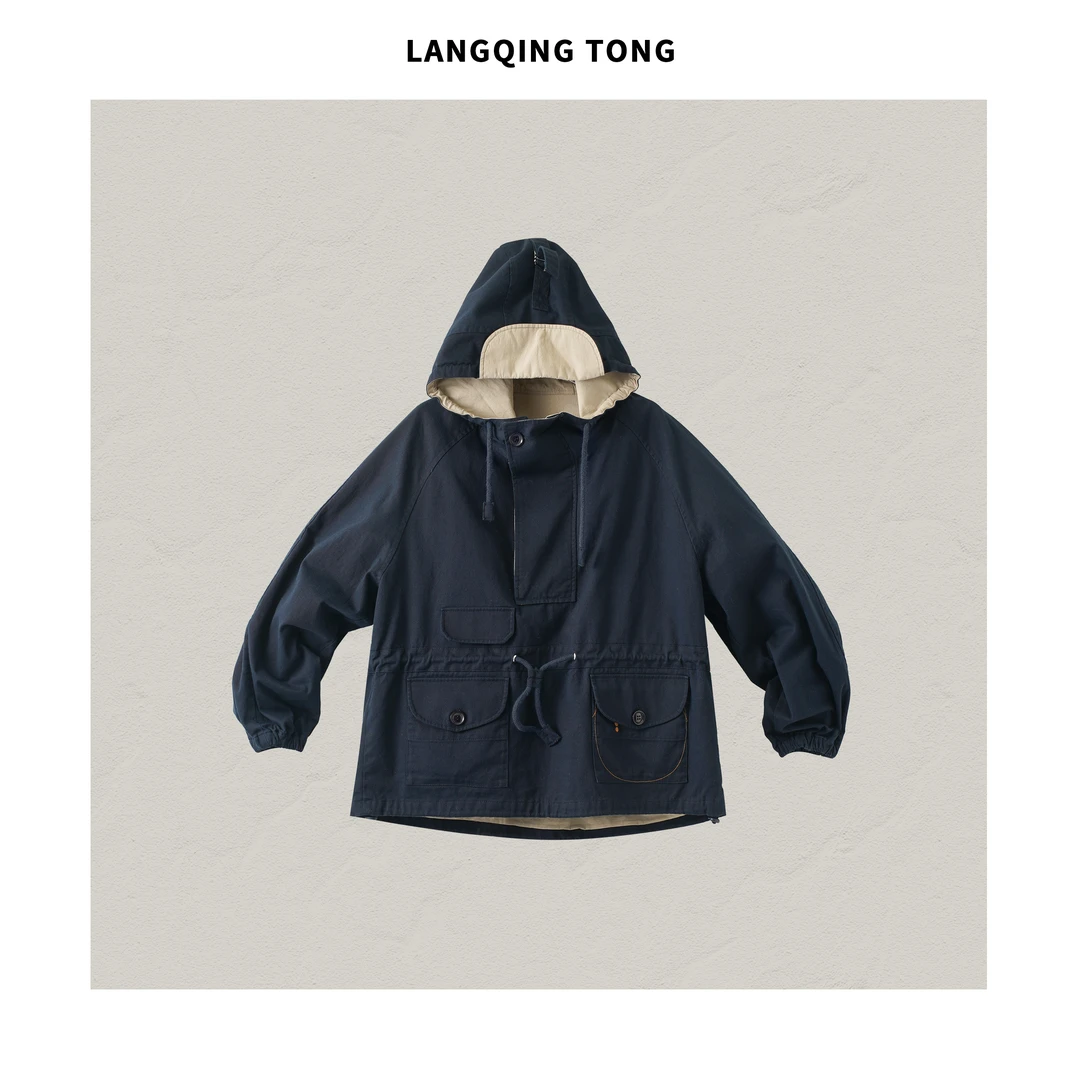 浪清/女装推荐 依莱吒纯棉工装上衣43206#