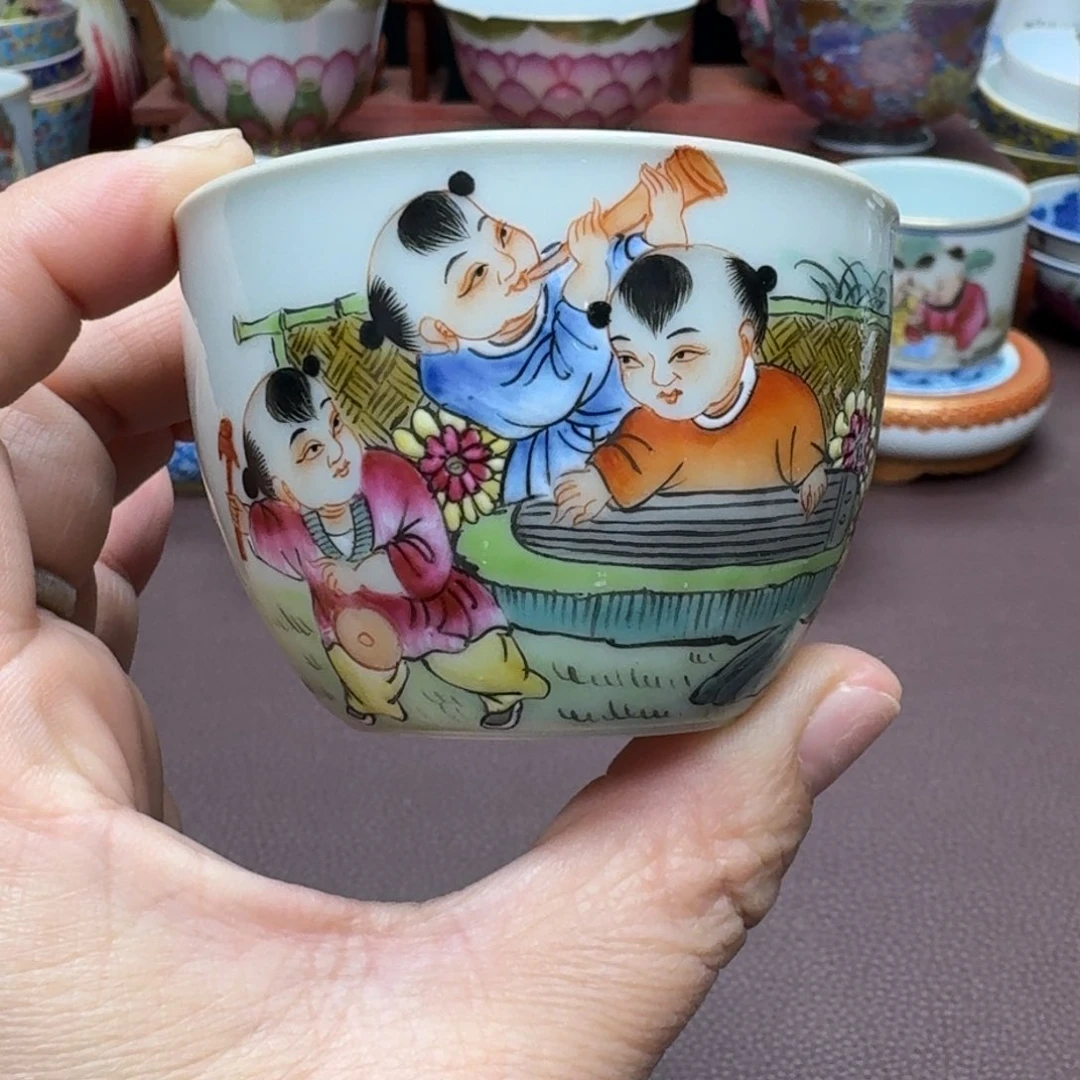 瓷片景德镇仿古手工制作精品展示