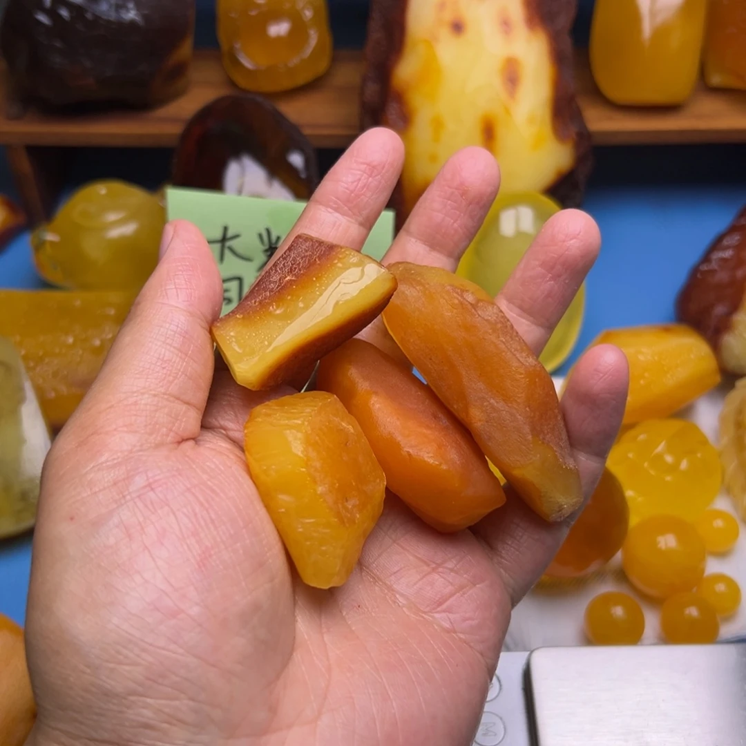 这***般定制琥珀未镶嵌12345678