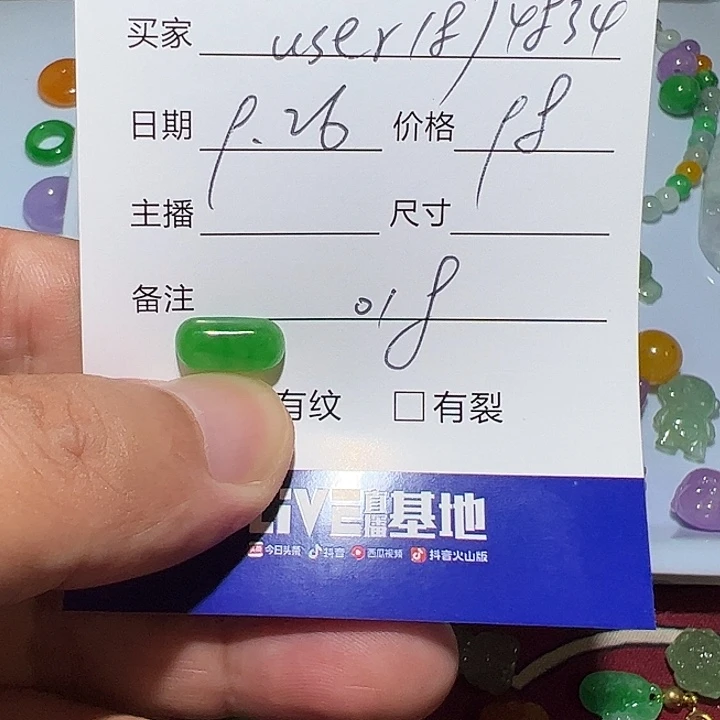 u***9翡翠未镶嵌颈饰无镶嵌018