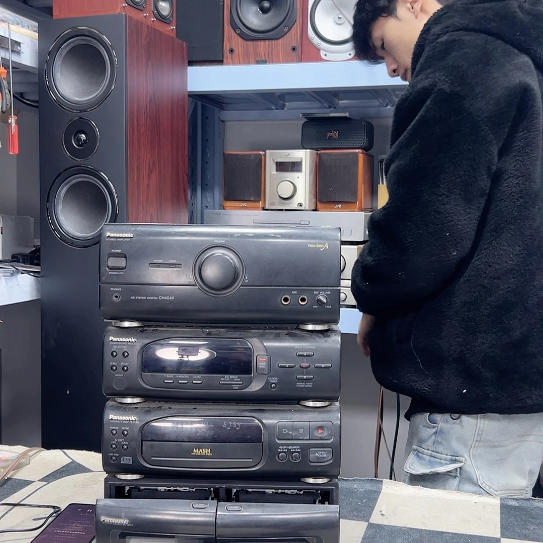 8新松下组合机头功放好使二手不包邮