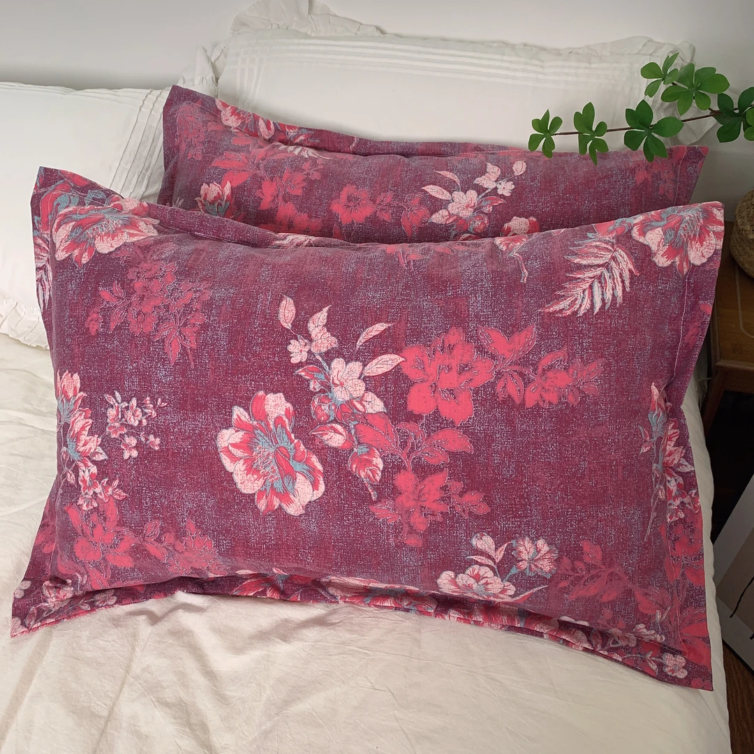 【牡丹】小辣椒加厚磨绒一对装48X74柔软亲肤速热保温