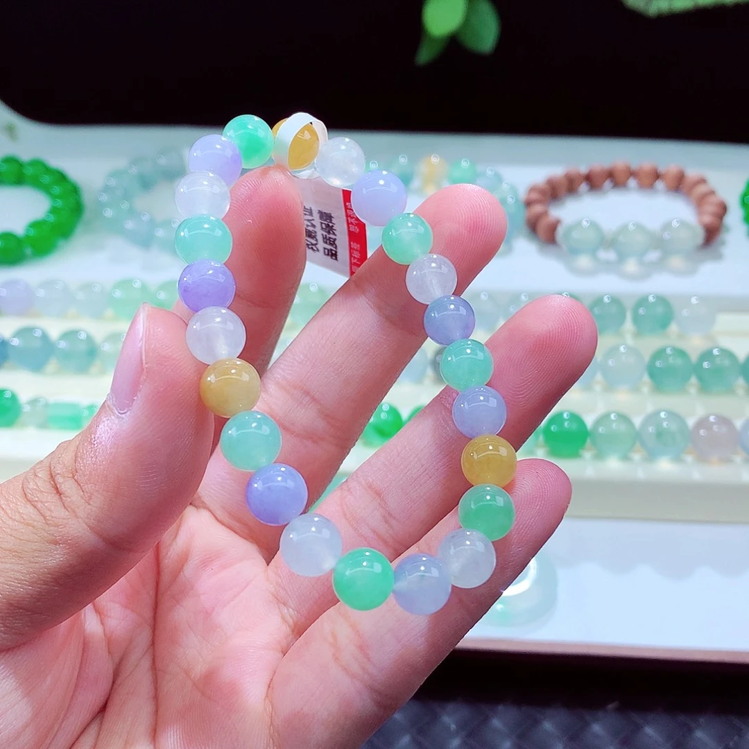 未镶嵌手链翡翠卡8