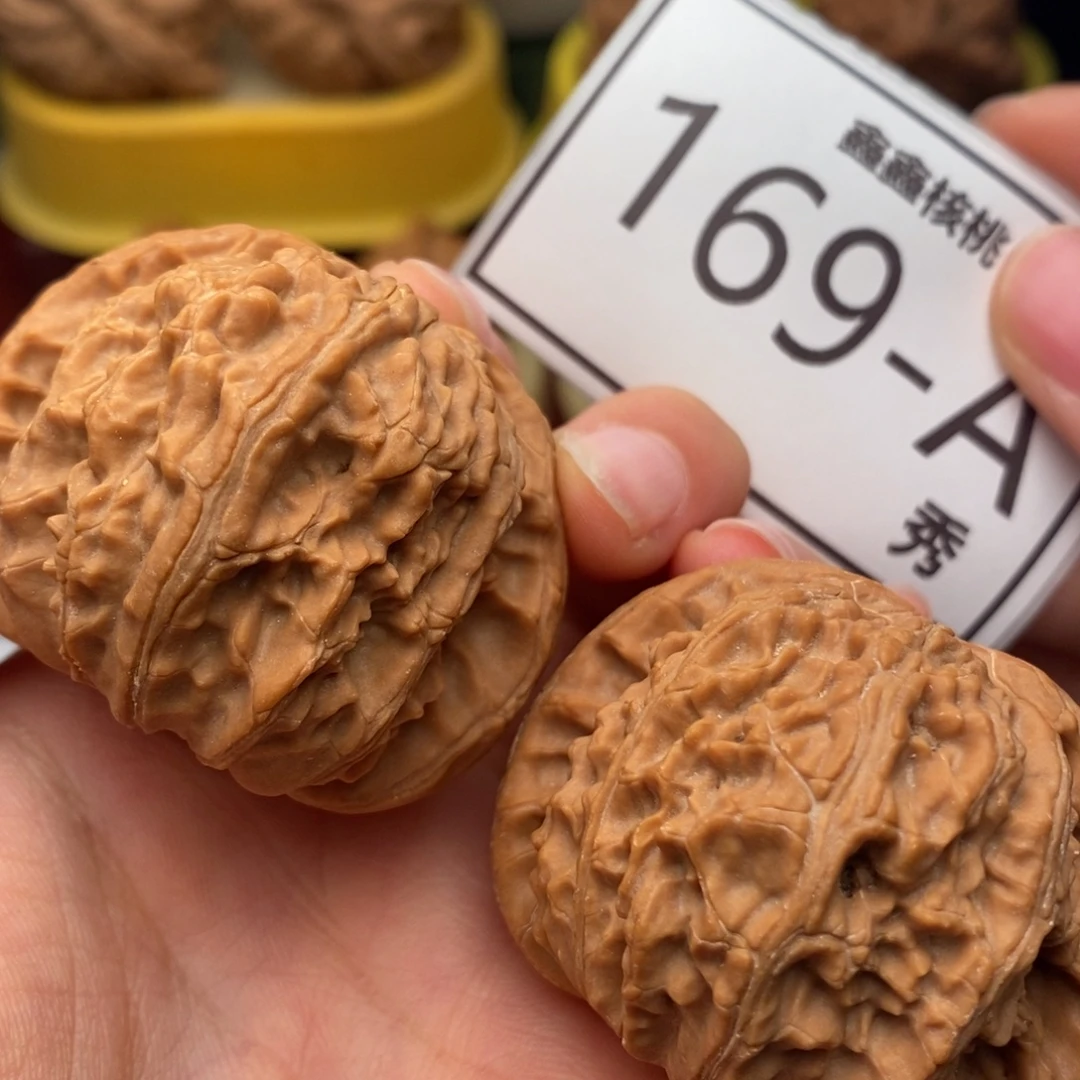 把件文玩核桃白狮子45……