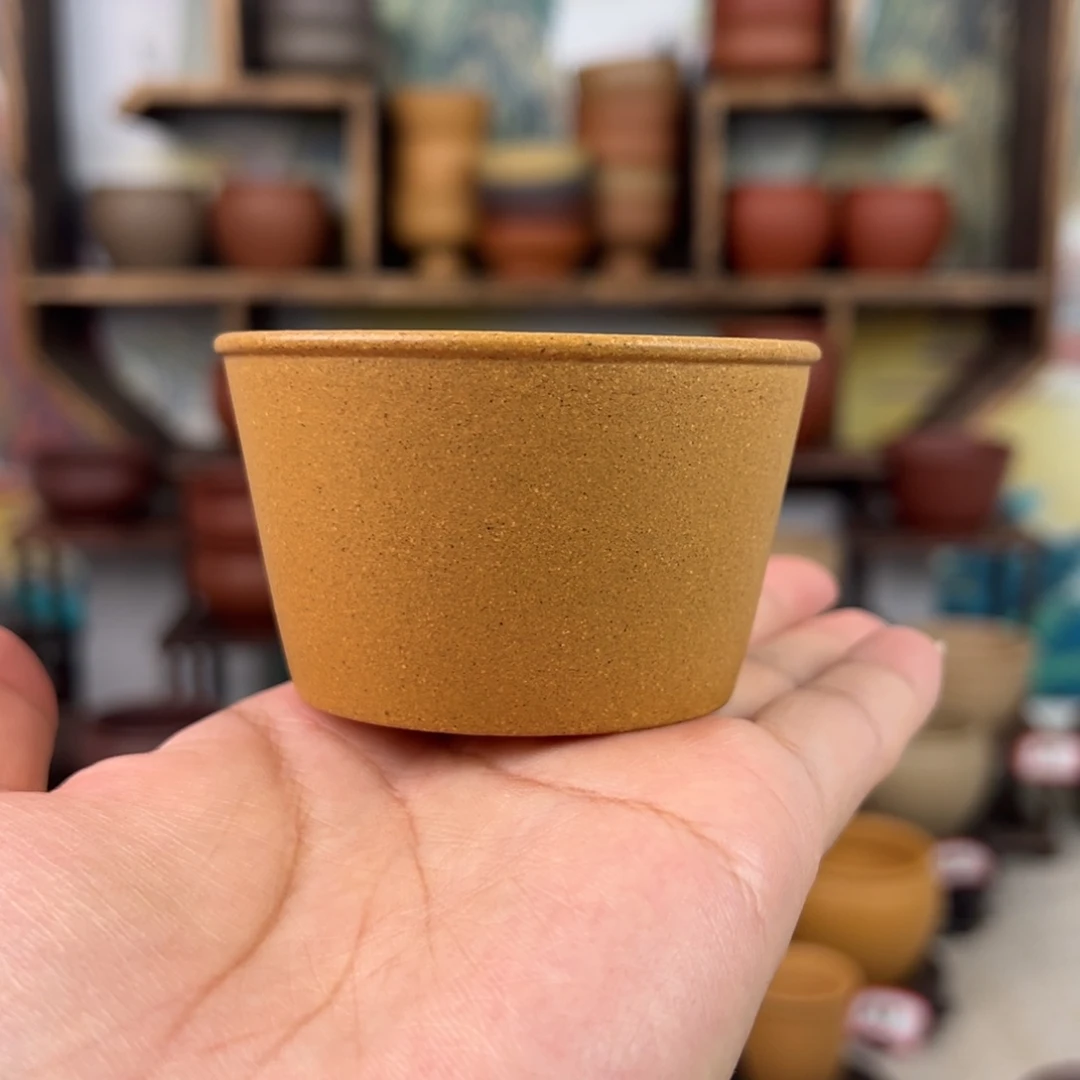 紫砂茶杯拙器甄选，纯原本矿。