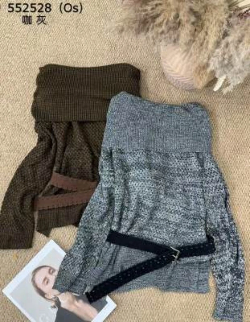 美人访【反转巴黎】重工洋气针织毛衣13052上衣