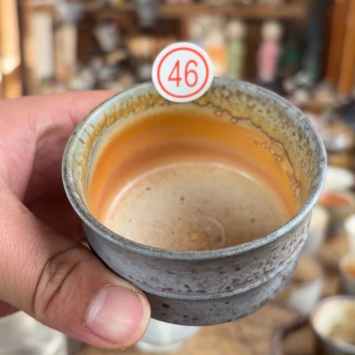 杯摩**【瓷与故事】柴烧主人杯