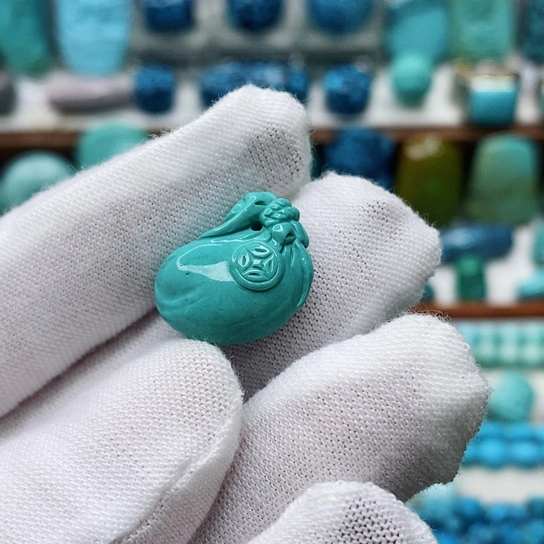 绿松石珠宝奇石未镶嵌