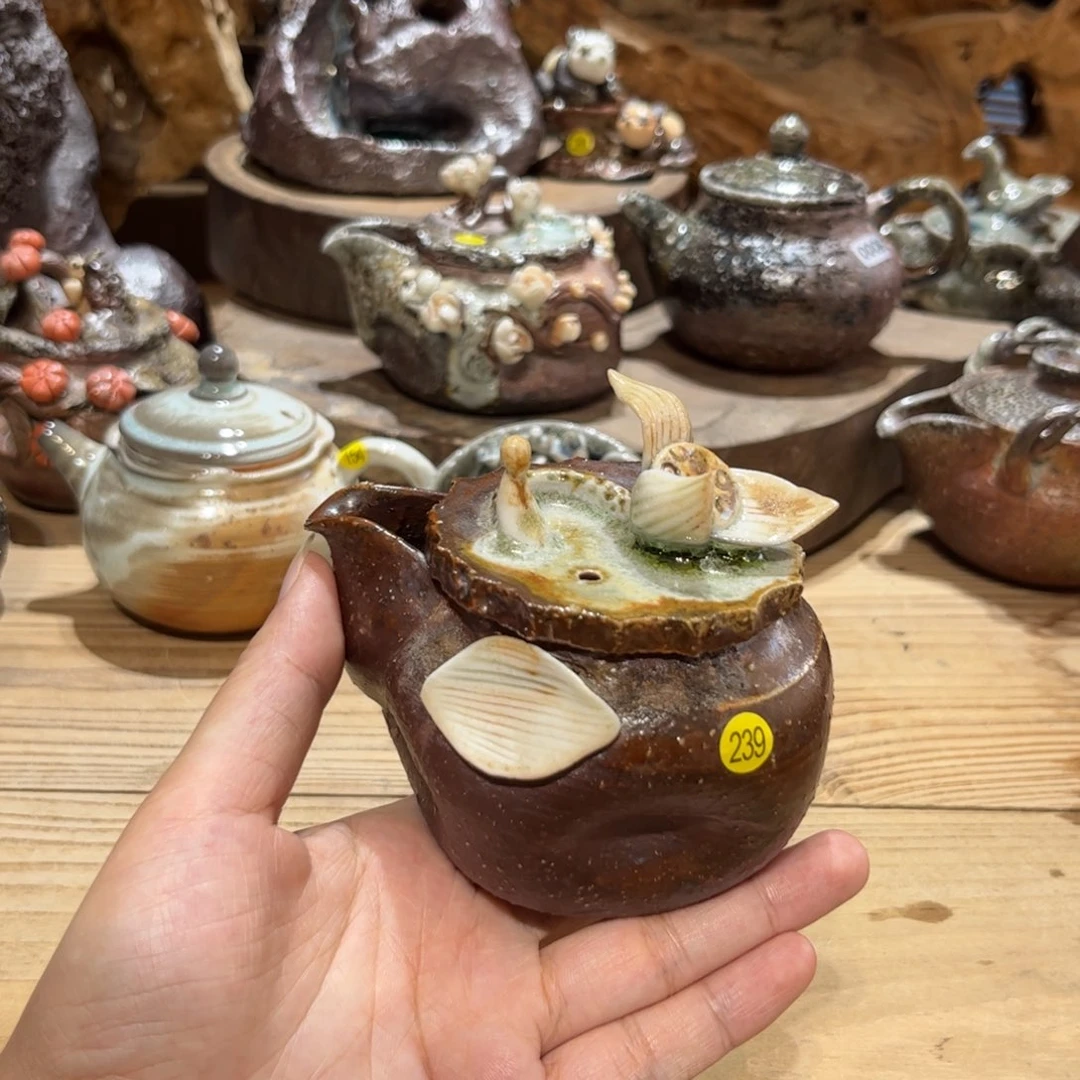 柴烧手工制作茶具