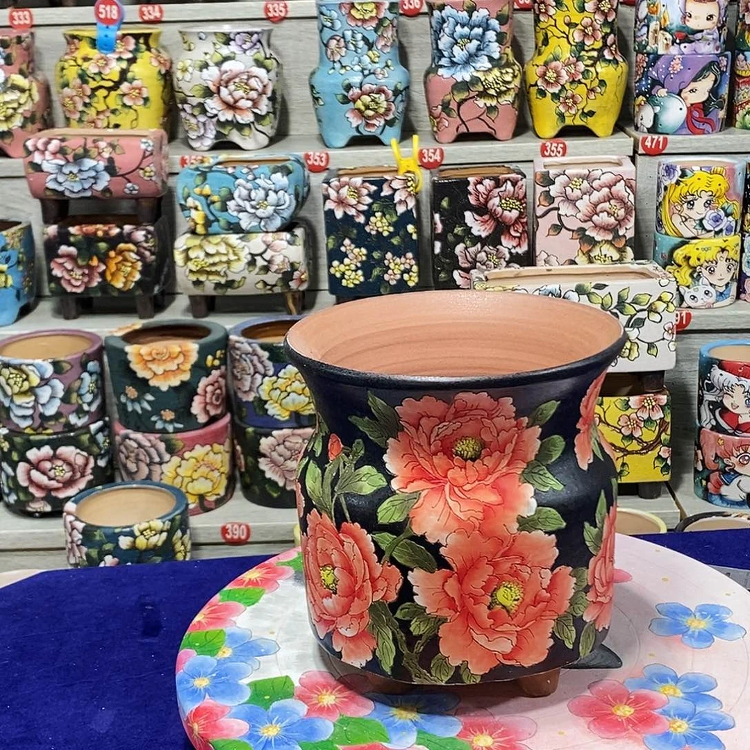 景德镇精品花盆上新15.5/16
