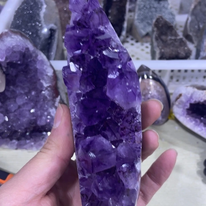 紫晶恐龙蛋未镶嵌