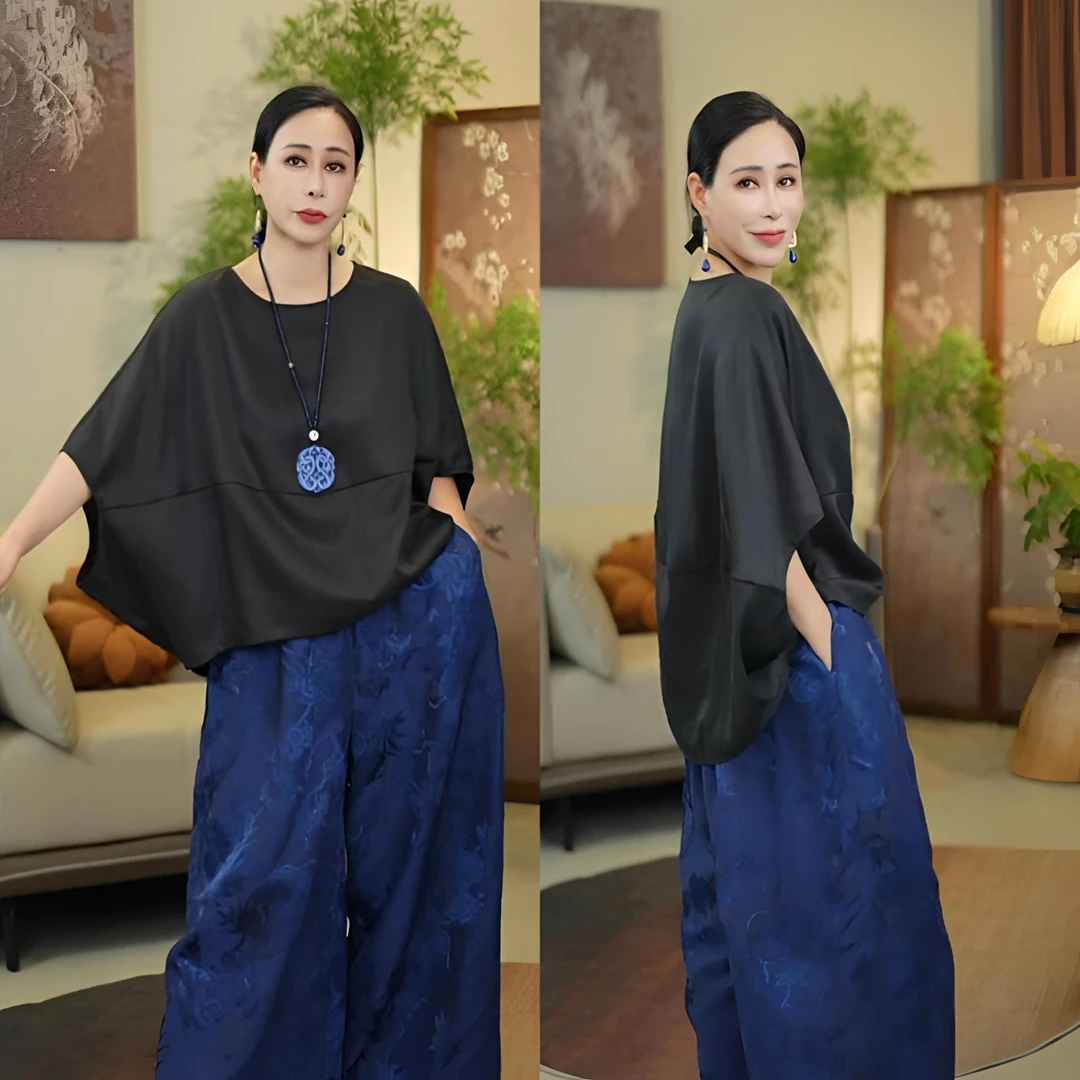 「利琪高订」新中式国风新中式气质轻奢百搭衬衫A6346