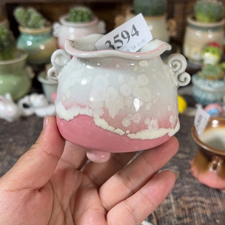 口5 手工花盆满30包邮