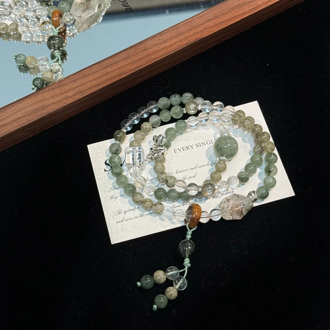 【竹林晚】绿发晶绿幽灵三圈设计款 多样性发一   D5783